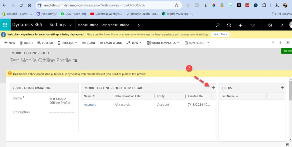 5 Add Tables in Mobile Offline Profiles in Dynamics 365 Model-driven apps