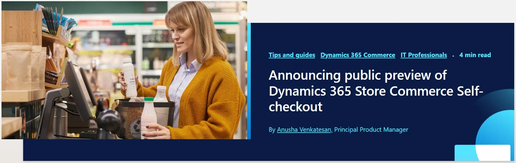 Dynamics 365 Store Commerce Self-checkout - Abhishek Dhoriya