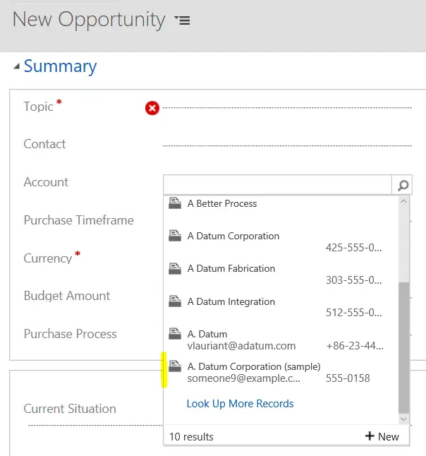 Enhanced Lookup Controls in Dynamics 365 - Abhishek Dhoriya