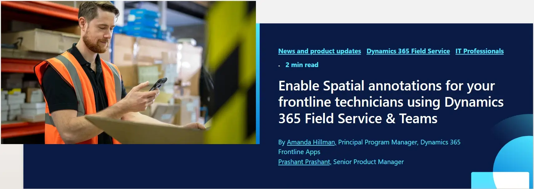 Enhancing Frontline Worker Collaboration with Spatial Annotations in Dynamics 365 Field Service