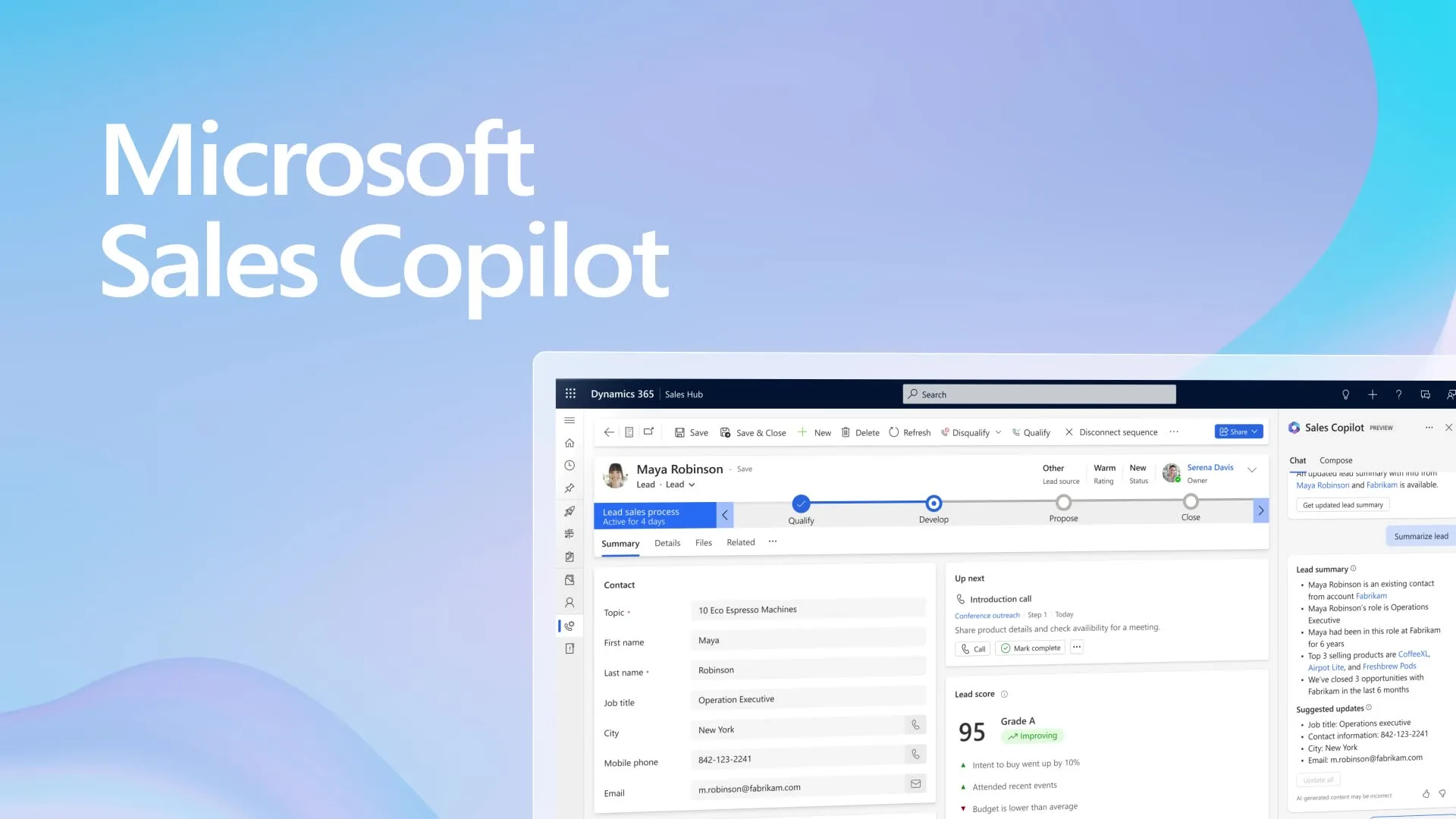 Microsoft Copilot for Sales in Teams