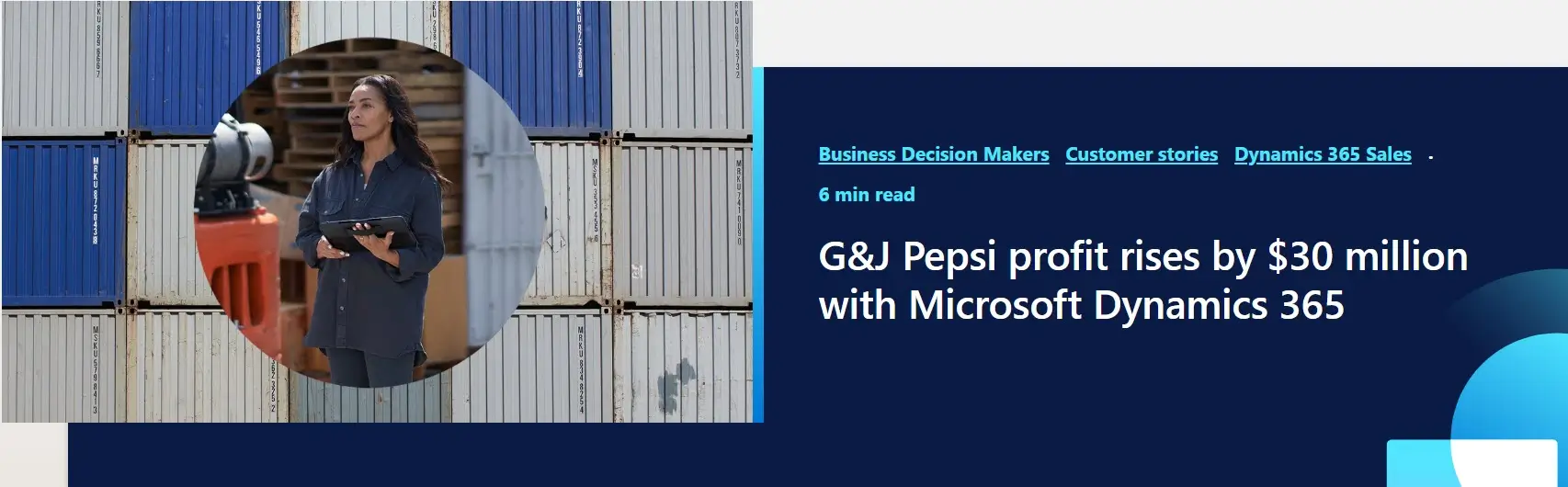 Microsoft Dynamics 365 G&J Pepsi Customer Success Story