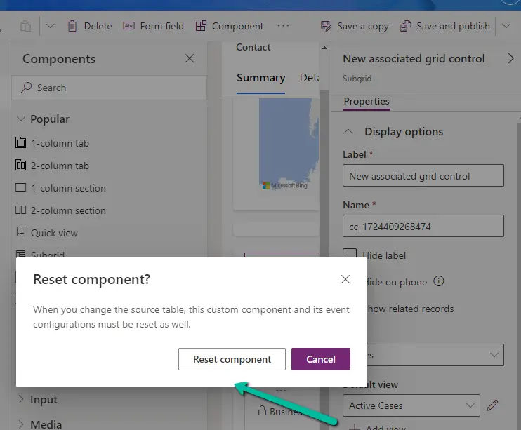 Associated Grid Control in MS Dynamics 365