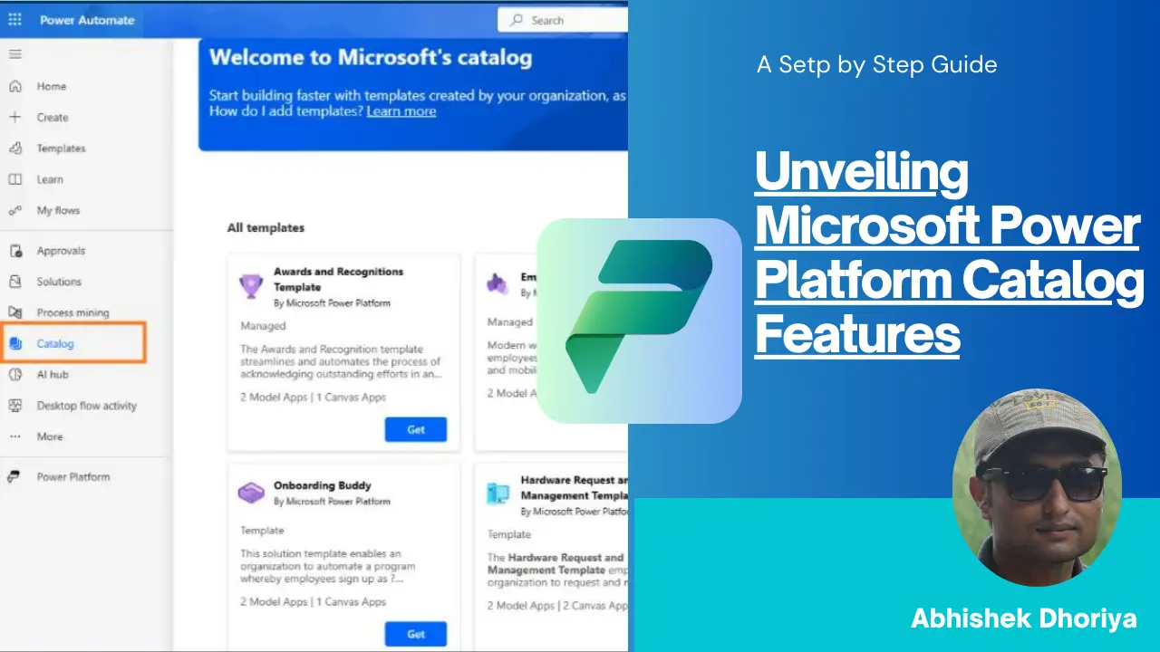 Catalog in Microsoft Power Platform - Abhishek Dhoriya