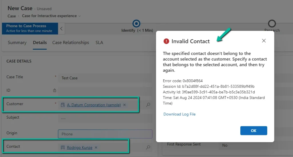 Contact Validation in Dynamics 365