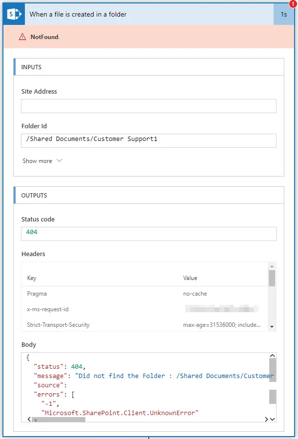 How to fix Power Automate Error - Tirgger flow error