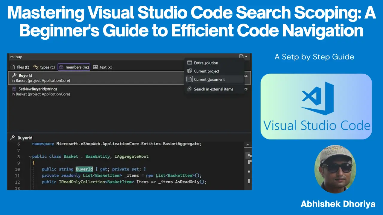 Mastering Visual Studio Code Search Scoping A Beginner's Guide to Efficient Code Navigation