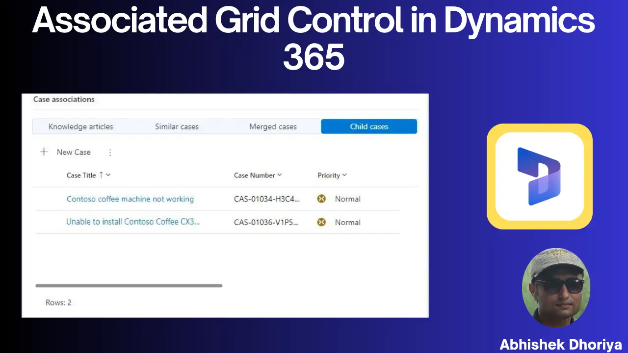 Mastering the Associated Grid Control in Dynamics 365