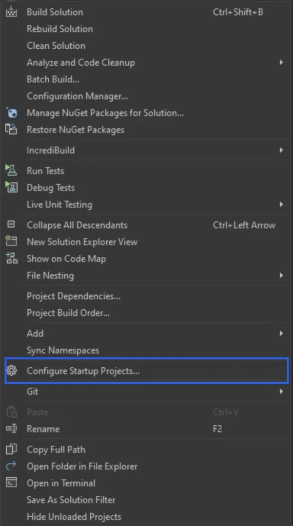 Visual Studio Multi-Project Launch Configuration - 3