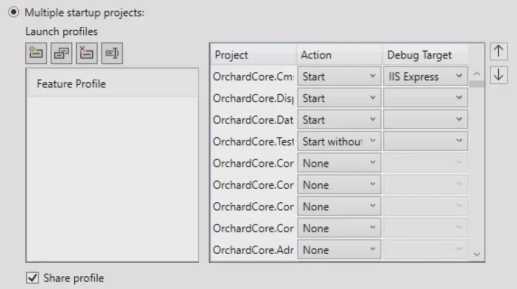 Visual Studio Multi-Project Launch Configuration - 6