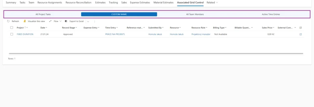 What is Associated Grid Control in Dynamics 365