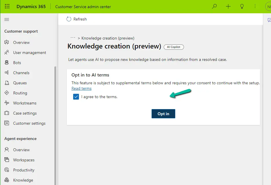 2 How to Use Copilot to generate knowledge articles from resolved cases – Dynamics 365 Customer Service