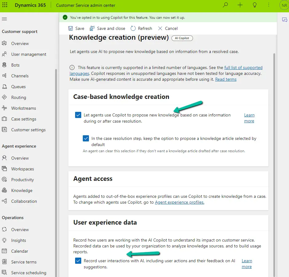 3 Auto Generate Knowledge Articles Using Copilot in Dynamics 365