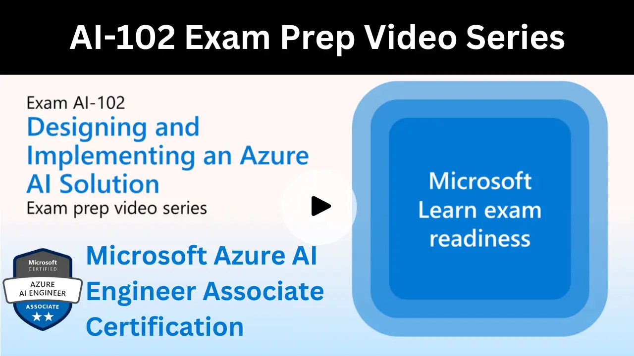 AI-102 Exam Prep Video Series How to prepare for Microsoft Azure AI Engineer Associate Certification