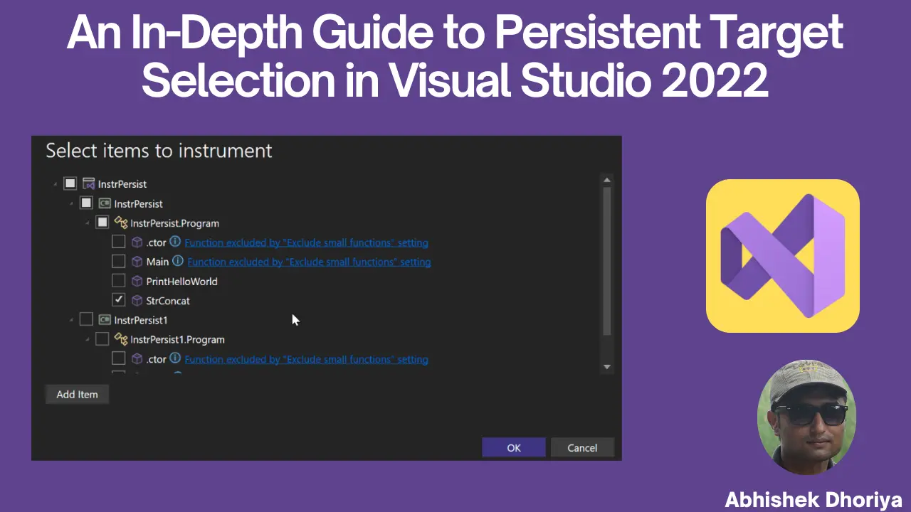 An In-Depth Guide to Persistent Target Selection in Visual Studio 2022