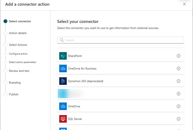 Connector Actions in Microsoft Copilot Studio