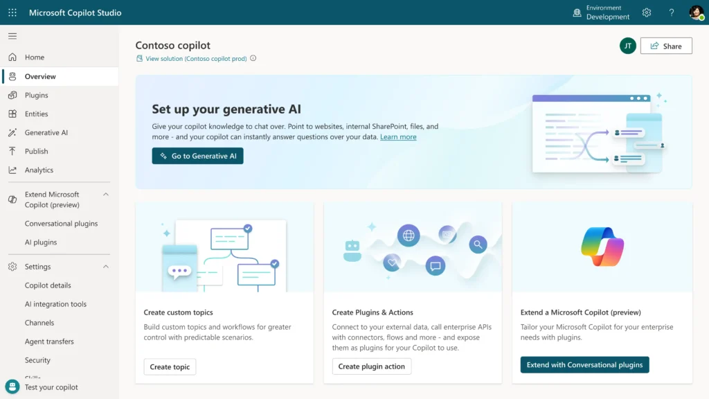 Copilot Studio Tutorial - Creating a Custom Copilot Using Copilot Studio