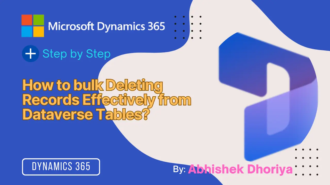 bulk Delete all records from Dataverse table