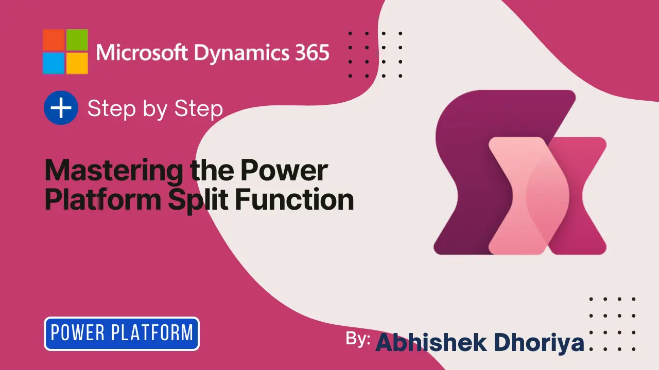 Power Fx Split Function aka Power Platform Split Function